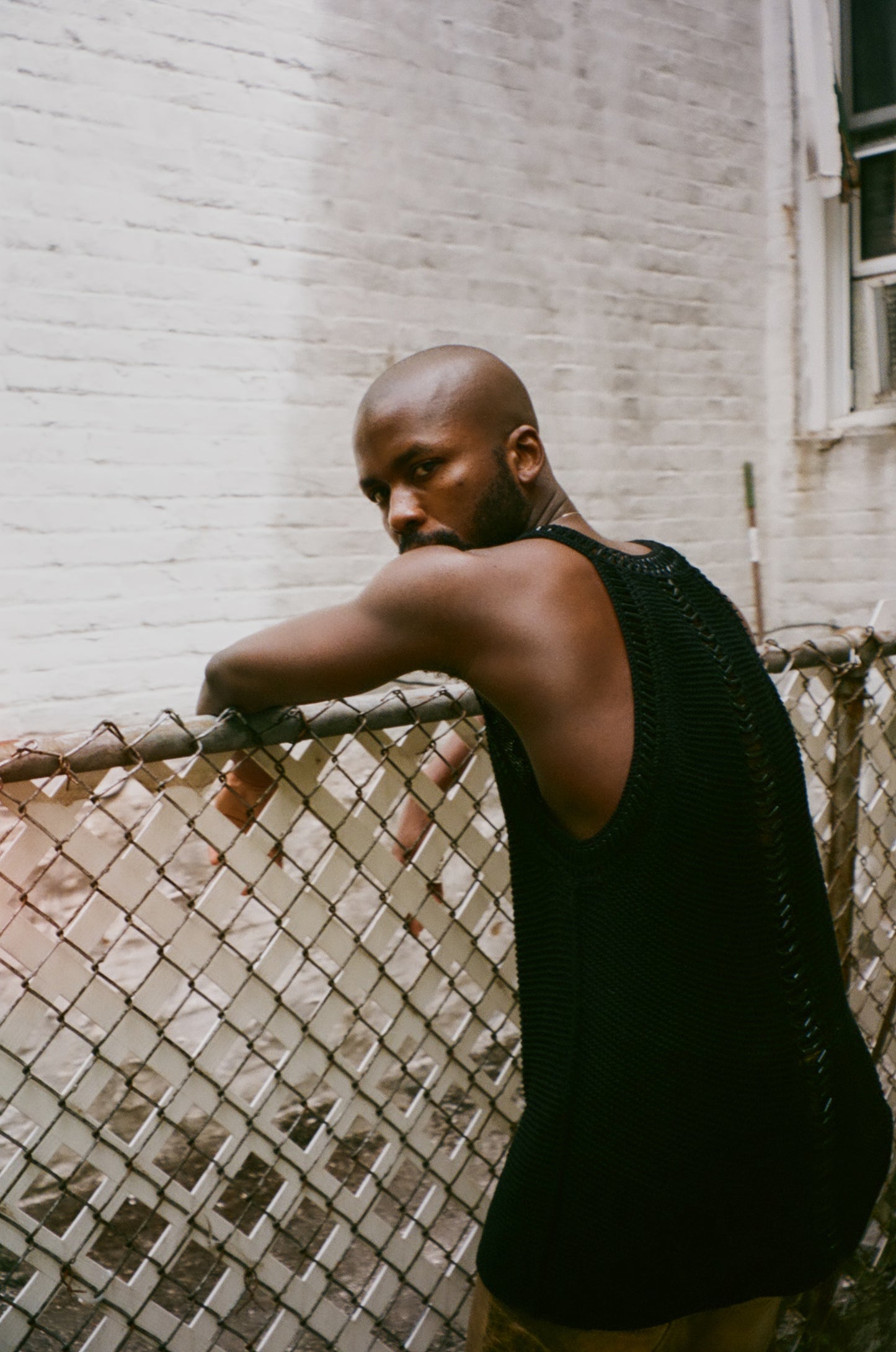 Inversed Beaded Tank Top