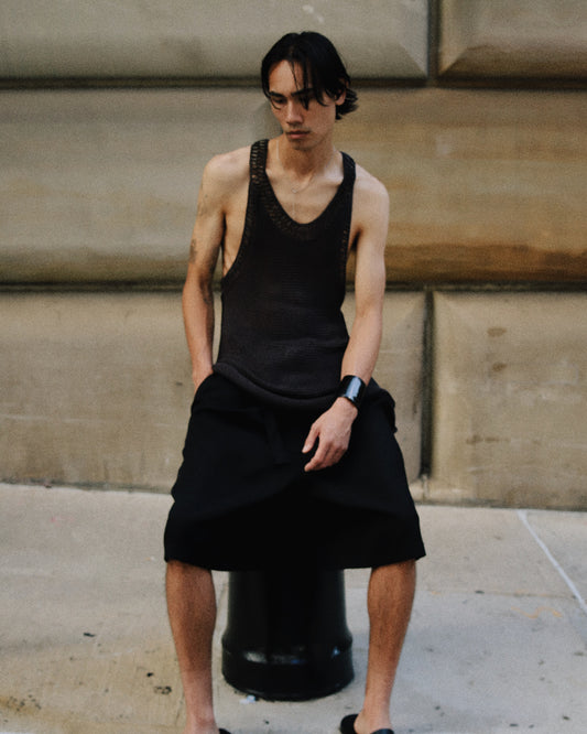 Weighted Viscose Shorts