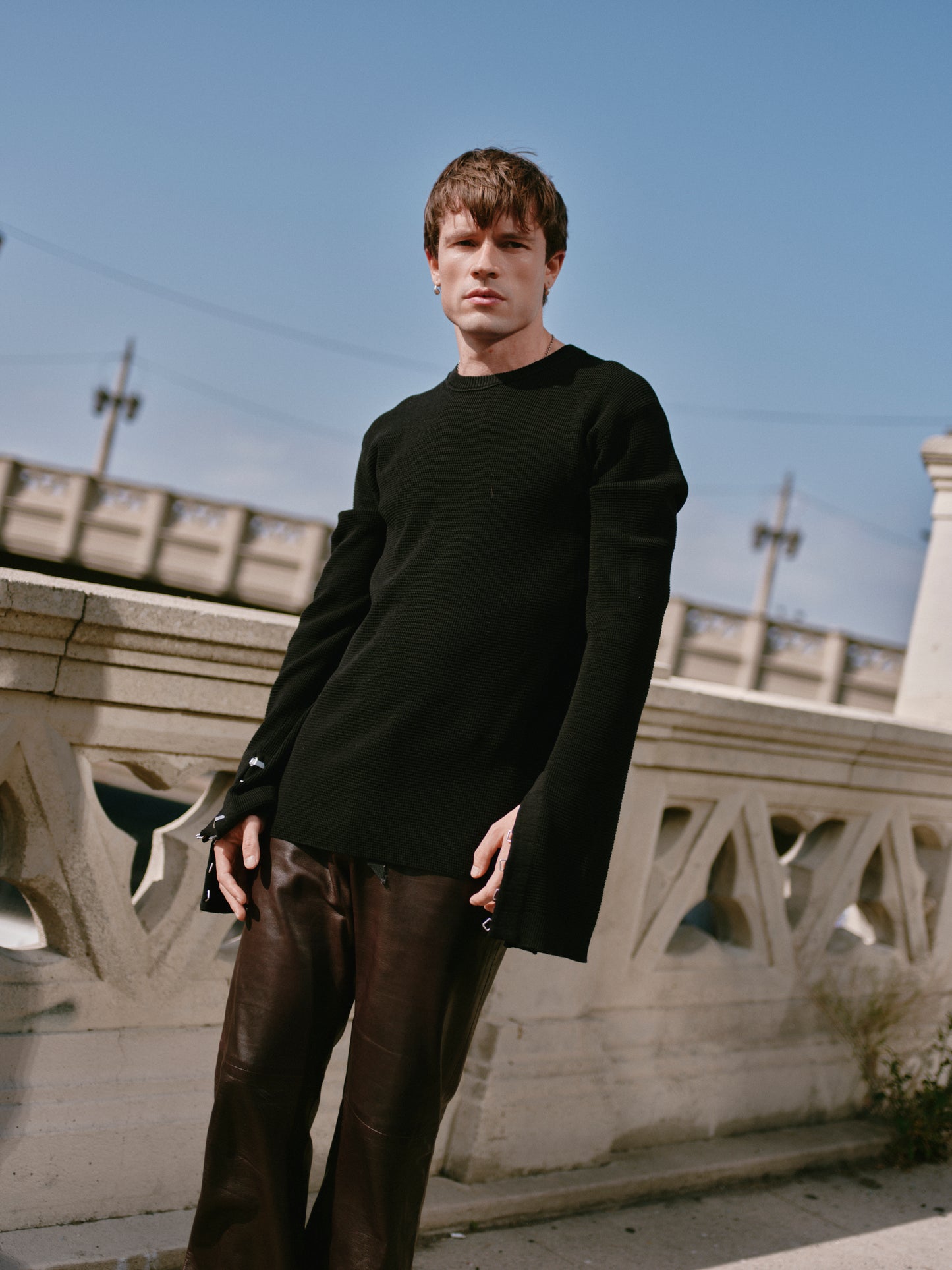 Cotton Silk Waffle LS