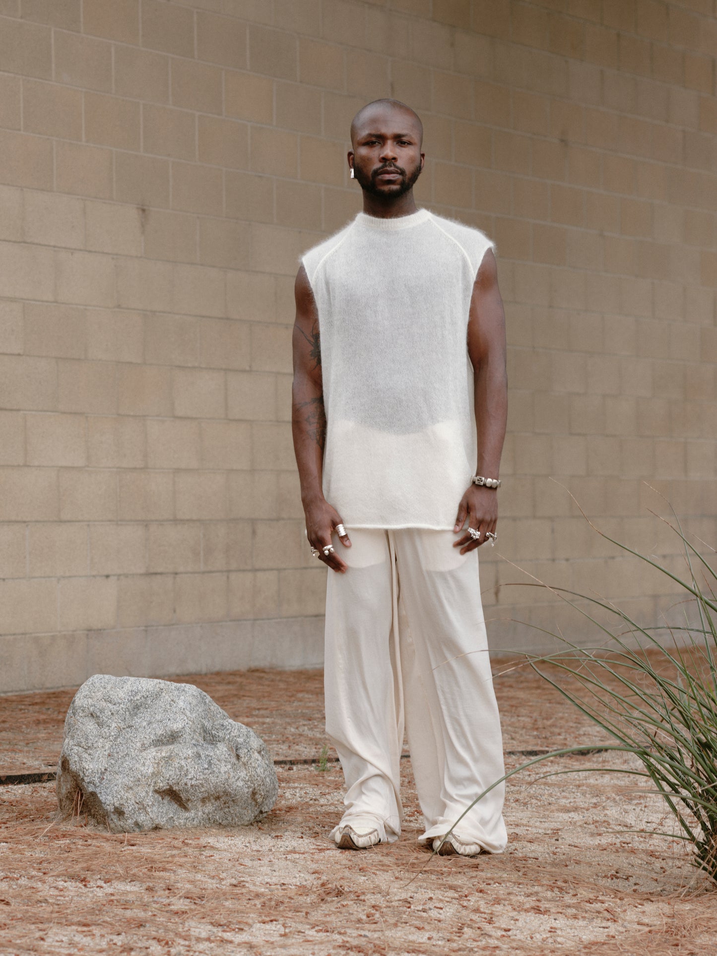 Silk Mohair Sleeveless