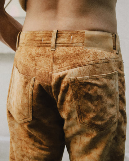 Rhizome Biker Suede Pants