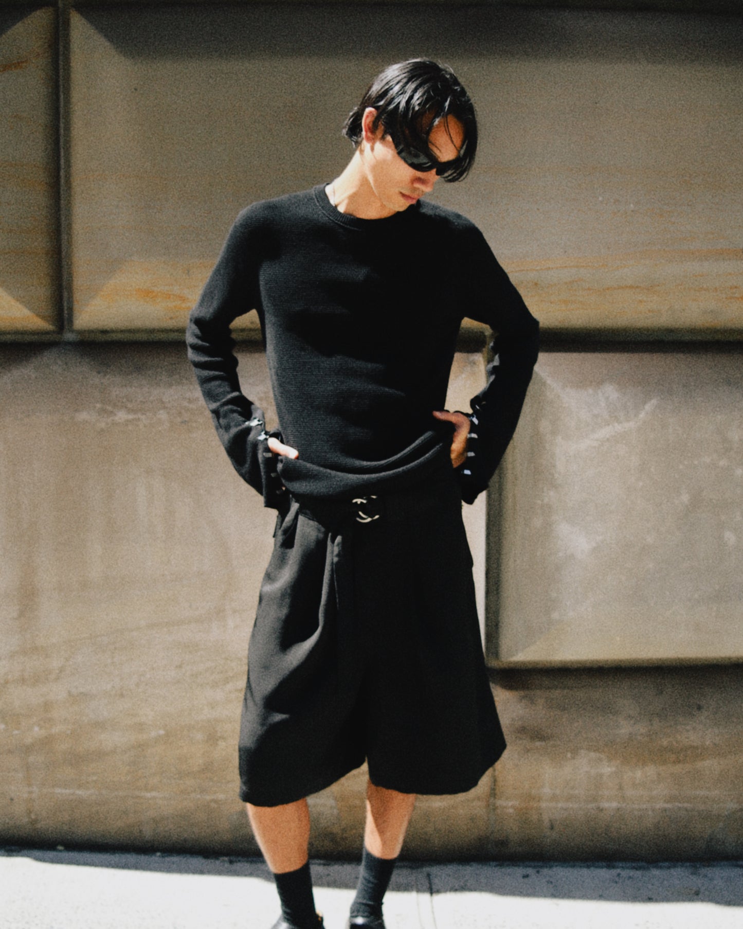 Weighted Viscose Shorts