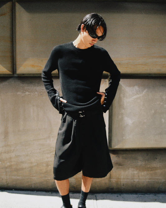 Weighted Viscose Shorts