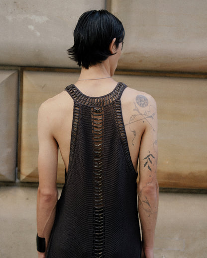 Double-faced Beaded Tank Top