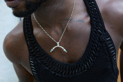 Inversed Beaded Tank Top