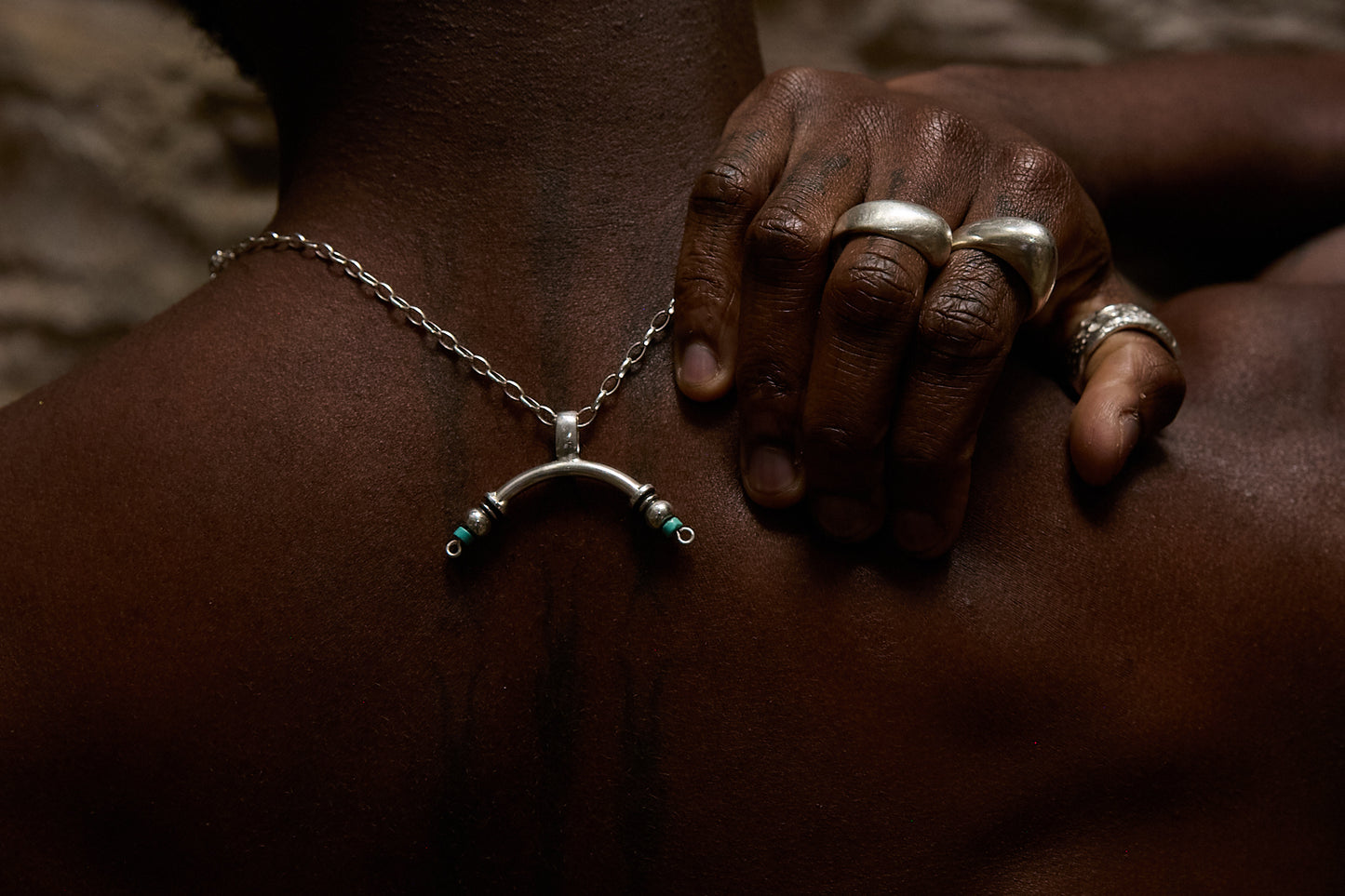 You And I necklace in sterling silver