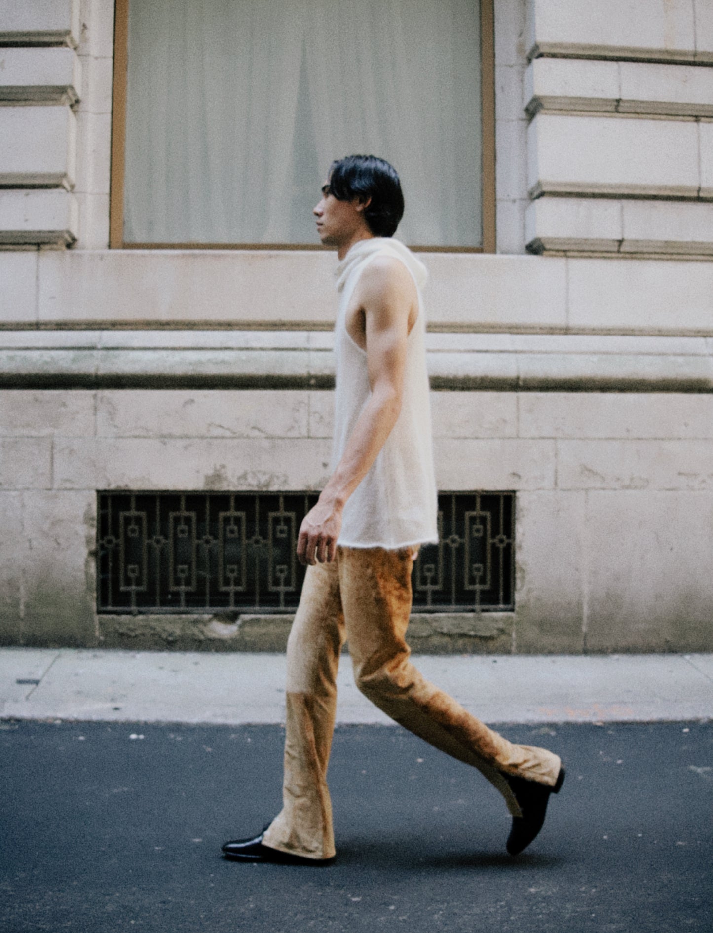 Rhizome Biker Suede Pants