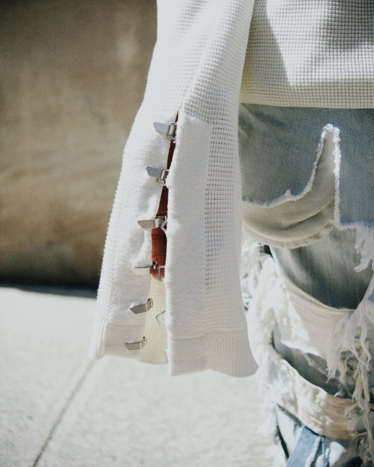 Knitted Cotton Silk Baby Waffle