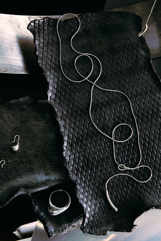 Esselized necklace in sterling silver