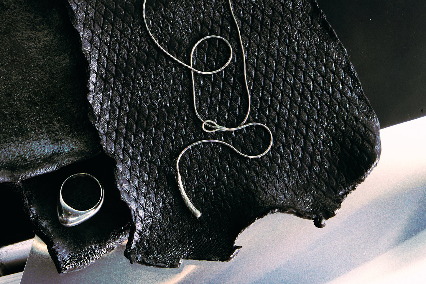 Esselized necklace in sterling silver