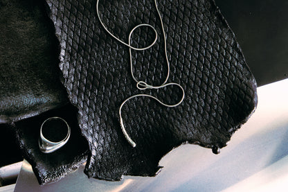 Esselized necklace in sterling silver